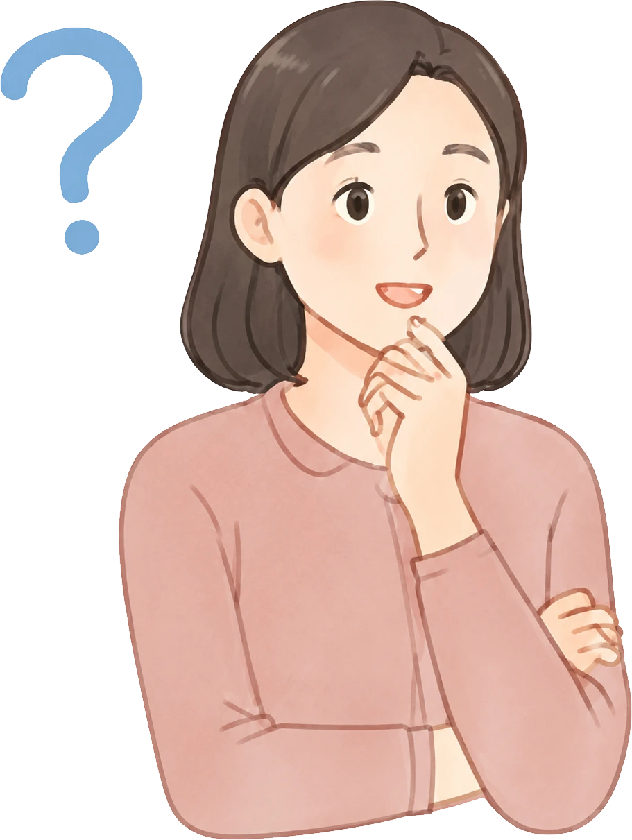 質問する女性